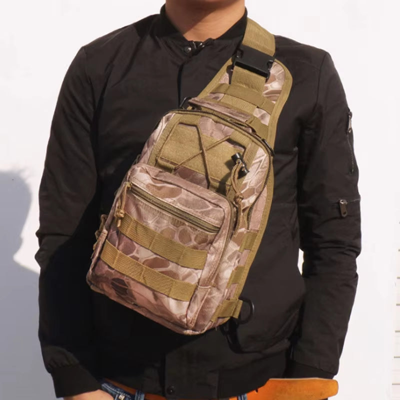 Outdoor Tactical Sling Sport Travel Chest Bag Shoulder Bag for Men Women Crossbody Bags Hiking Camping Equipment