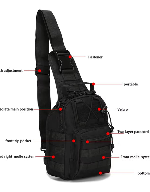 Load image into Gallery viewer, Outdoor Tactical Sling Sport Travel Chest Bag Shoulder Bag for Men Women Crossbody Bags Hiking Camping Equipment
