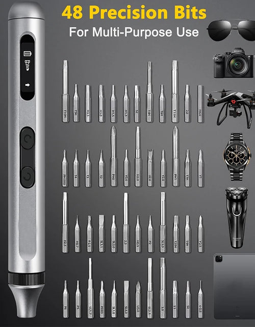 Load image into Gallery viewer, 50 in 1 Electric Screwdriver Precision Repair Power Tools Set Magnetic Screw Driver Bits for Home Appliances Watch Phones
