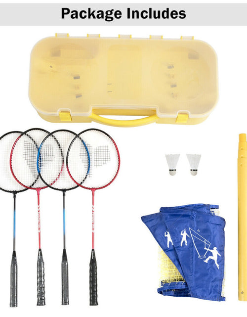 Load image into Gallery viewer, Portable Badminton Set Folding Tennis Badminton Volleyball Net
