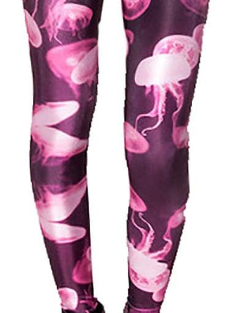 Load image into Gallery viewer, Women&#39;S Floral Printed Footless Elastic Tights Legging
