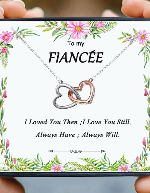 Load image into Gallery viewer, To My Soulmate Necklaces for Women Gift Heart Pendant Necklace Female Girl Crystal Infinity Necklace Gifts Wife Lovers Jewelry
