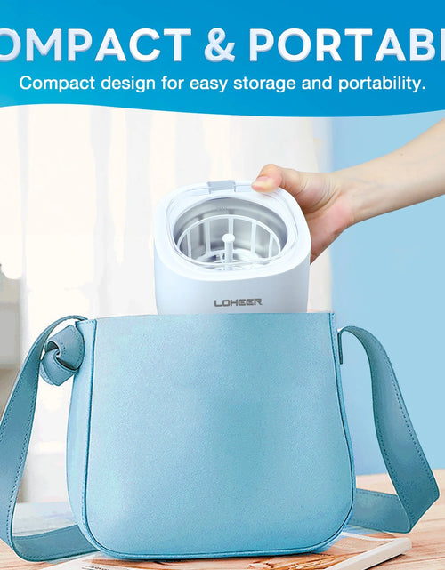 Load image into Gallery viewer, Ultrasonic Jewelry Cleaner,  45Khz Ultrasonic Retainer Cleaner for Dental, Mouth Guard, Ring
