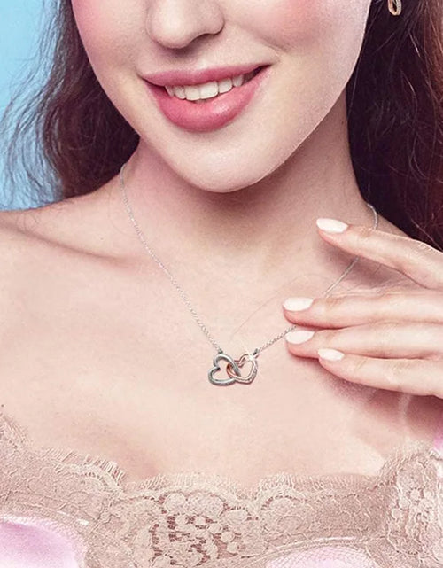 Load image into Gallery viewer, To My Soulmate Necklaces for Women Gift Heart Pendant Necklace Female Girl Crystal Infinity Necklace Gifts Wife Lovers Jewelry
