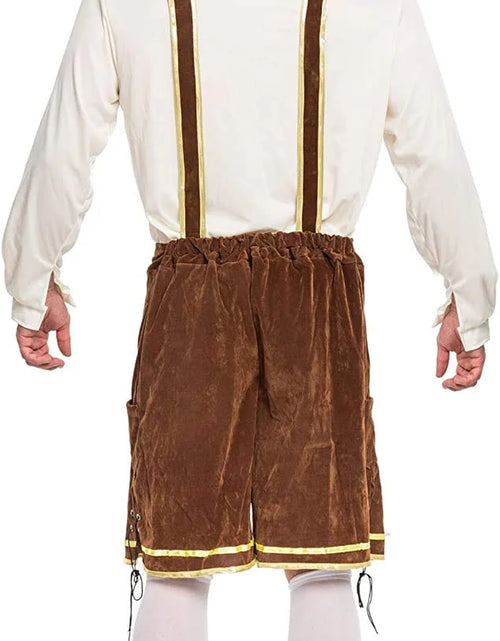 Load image into Gallery viewer, Men&#39;S German Bavarian Oktoberfest Costume Set, Beer Costume Hat for Adults Halloween Fancy Dress Costumes and Beer Festival
